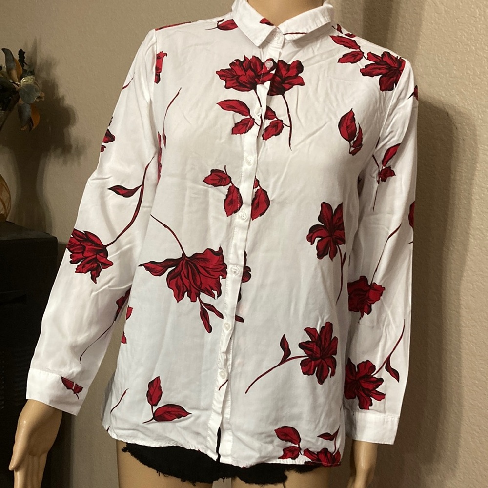 Cotton On Printed Blouse XSP